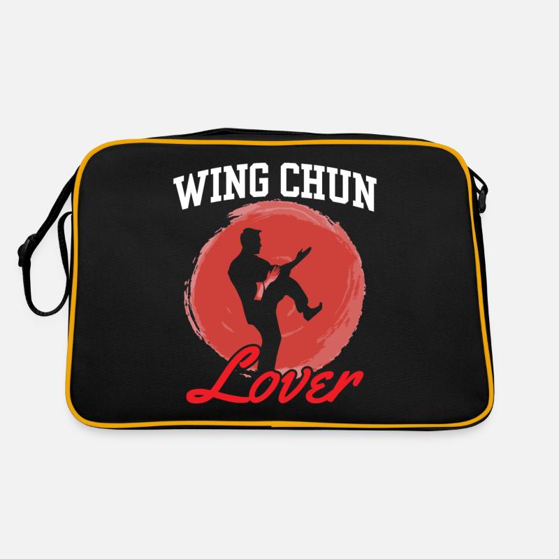 Wing Chun Liebhaber Kampfsport Trainer Kampfkunst Retro Tasche
