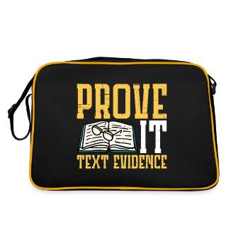 Prove It, Text Evidence 21 - Retro Bag - black/gold - Back