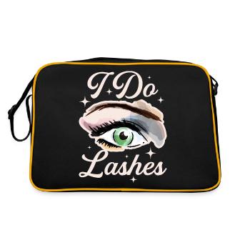 Je fais des cils Maquillage Artist Cadeau - Sac Retro - noir/or - Dos