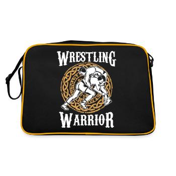 Wrestling Warrior Wrestling Wrestling Wrestling - Retro Bag - black/gold - Back