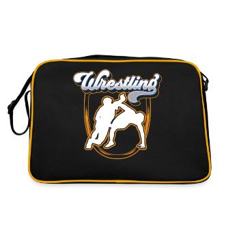 Lutte Lutte Lutte Lutteur - Sac Retro - noir/or - Dos