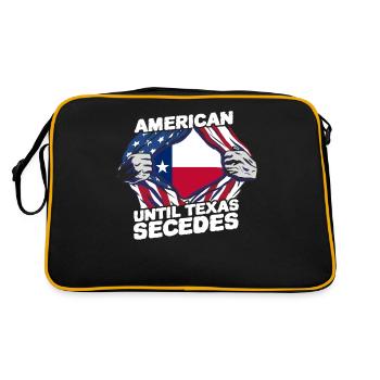 Les Américains jusqu’à la sécession des Texans du Texas - Sac Retro - noir/or - Dos