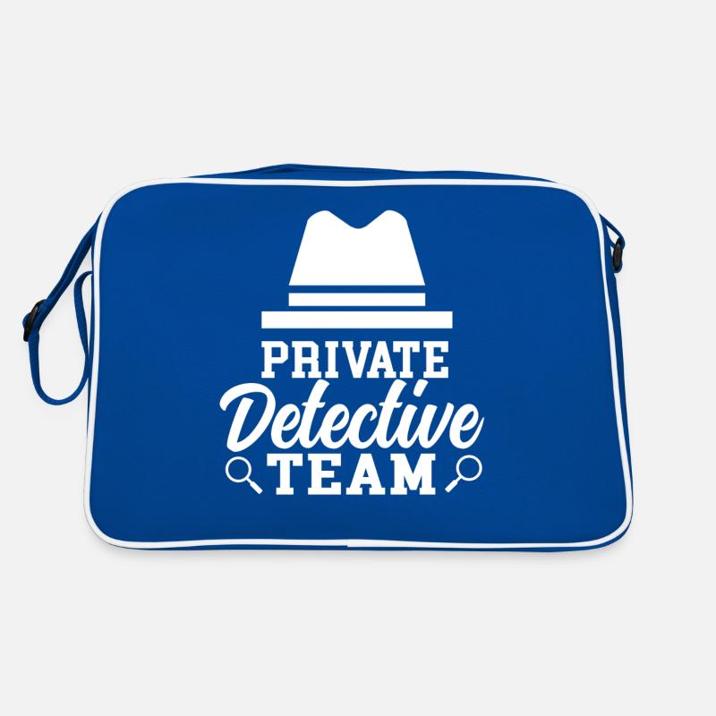 Private Detective Team Private Detective Agency Private Retro Bag