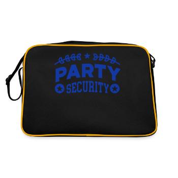 Party Security Security Security Guard - Retro Bag - black/gold - Back