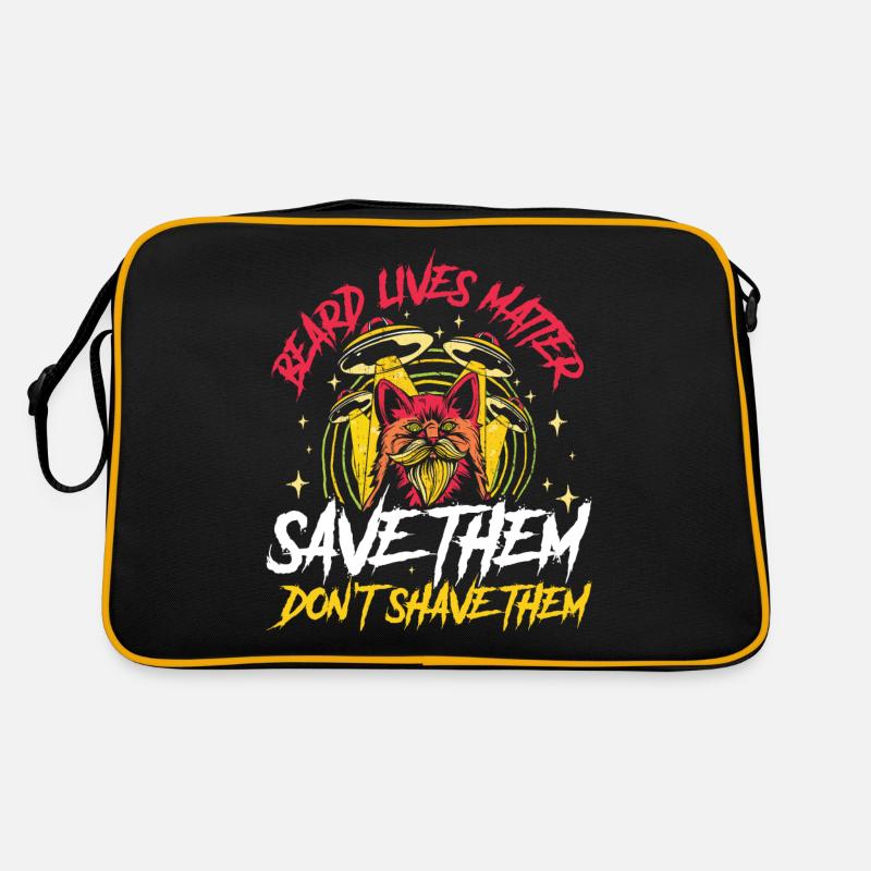 Beard Lives Matter Bart Geschenk Retro Tasche