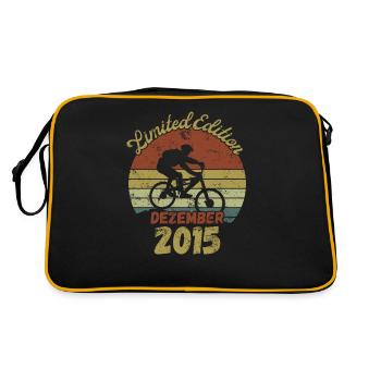 Birthday Bike Bike December 2015 - Retro Bag - black/gold - Back