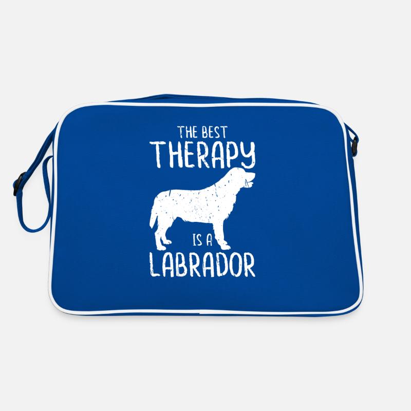 Die beste Therapie ist ein Labrador - Labrador Retro Tasche