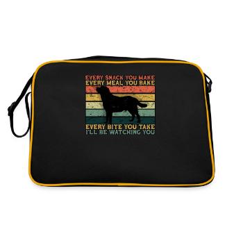 Every snack you make Every meal you bake Every - Retro Bag - black/gold - Back