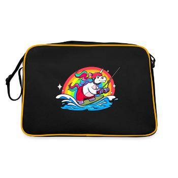 Wakeboarding Unicorn Wakeboarder Wakeboard - Retro Bag - black/gold - Back
