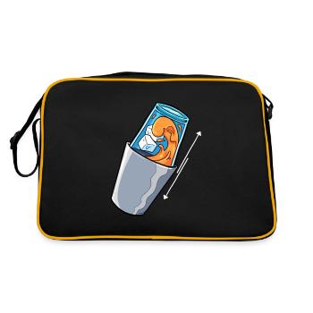 Bartender Mix Cocktail Barkeeper - Retro Bag - black/gold - Back