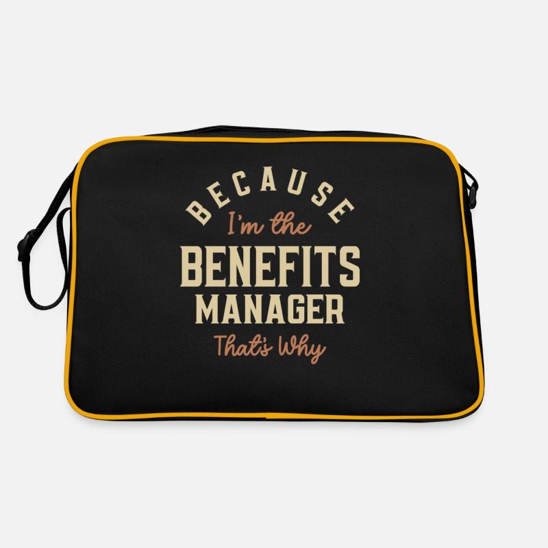 Benefits Manager Job Occupation Birthday Worker Retro Bag