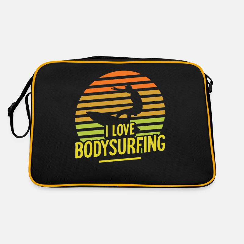 J’adore le bodysurf bodysurfing bodysurfer hobby Sac Retro