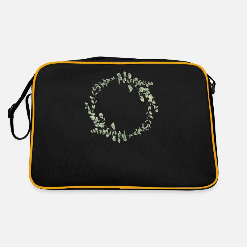 Eucalyptus Flower Wreath I Team Bridal Wedding Boho Retro Bag