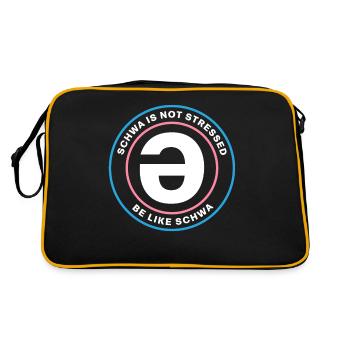 Speech Language Pathologist Speech Therapist - Retro Tasche - Schwarz/Gold - Hinten