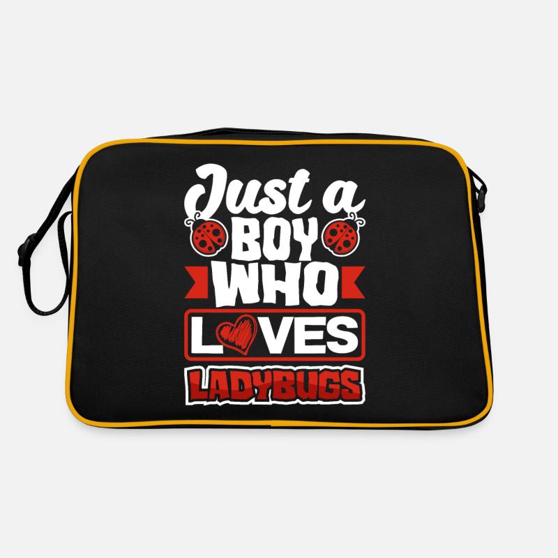 Ladybug Entomology Ladybirds Just a Boy Who Loves Retro Tasche