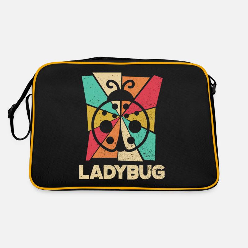 Ladybug Entomologist Ladybirds Entomology Retro Tasche