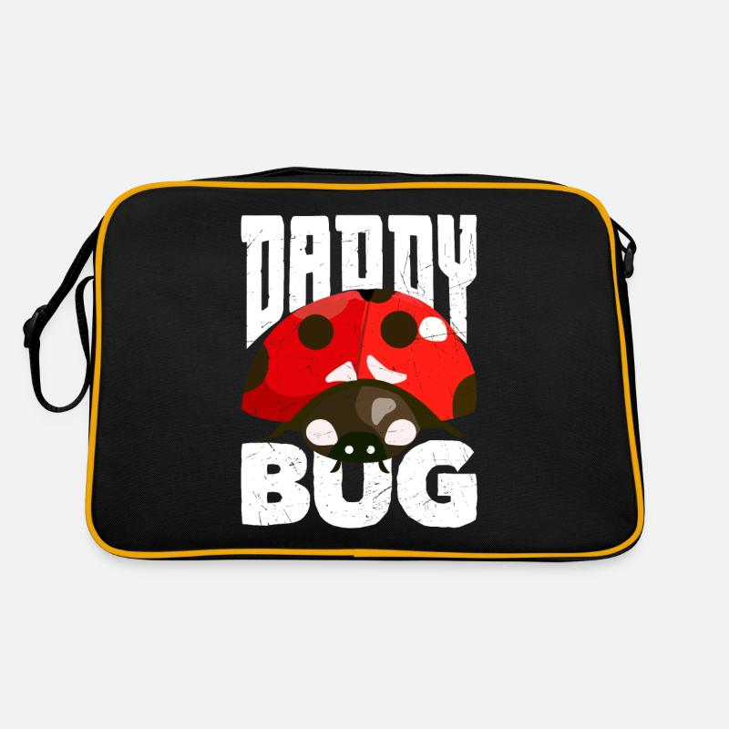 Ladybug Entomologist Ladybirds Entomology Daddy Retro Tasche