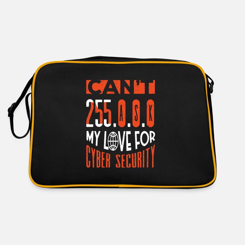 Cyber Security Professional Expert Ethical Hacker Retro Tasche