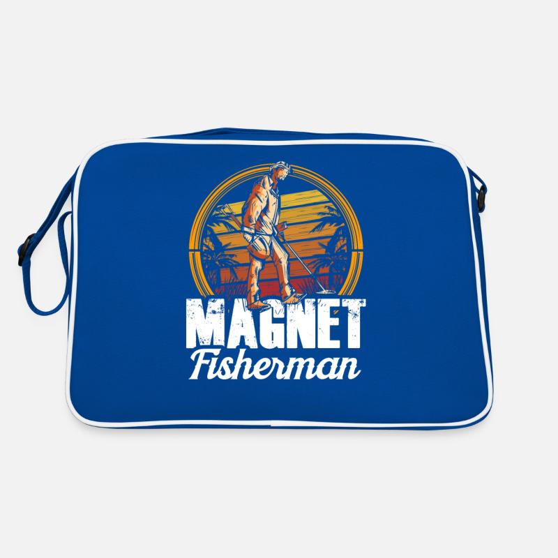 Magnetfischer Magnet Magnetfischen Retro Tasche