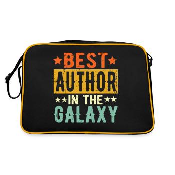Meilleur auteur de tous les temps Cadeau d’auteur - Sac Retro - noir/or - Dos