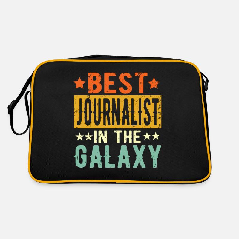 Best Journalist ever Journalist Geschenk Retro Tasche
