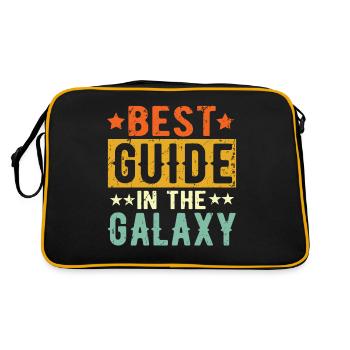 Best Guide ever Guide Gift - Retro Bag - black/gold - Back