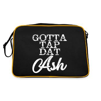 Gotta Tap Dat Ash 4 - Retro Tasche - Schwarz/Gold - Hinten