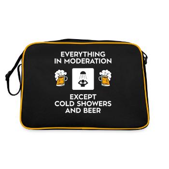 Bain de glace - Sac Retro - noir/or - Dos
