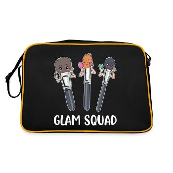 Cadeau de maquilleur Glam Squad - Sac Retro - noir/or - Dos
