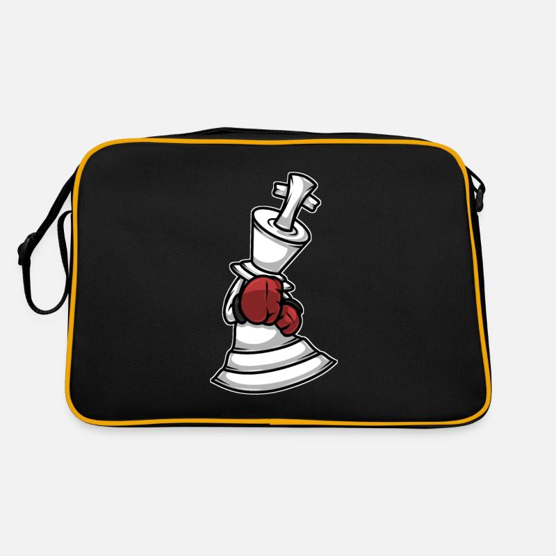 Pièce d’échecs Boxer Gants de boxe King Sac Retro