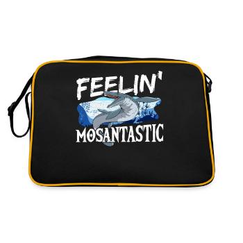 Feelin' Mosantastic Mosasaurus Préhistorique - Sac Retro - noir/or - Dos