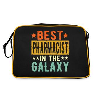 Meilleur pharmacien de tous les temps - Sac Retro - noir/or - Dos