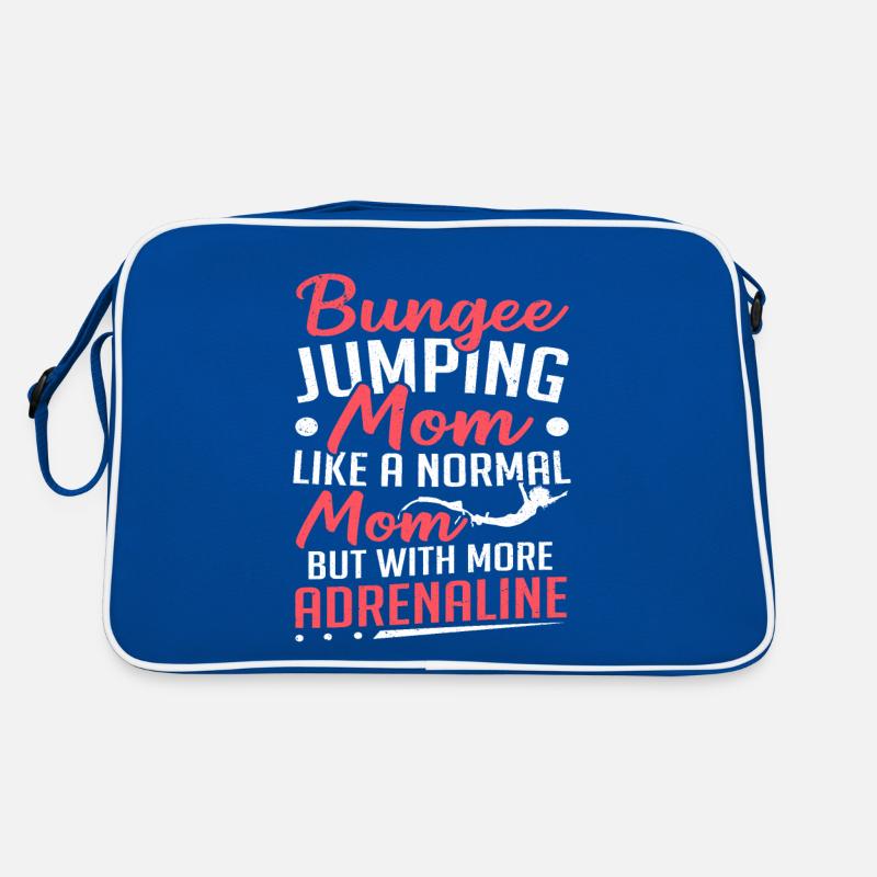 Bungee Jumping Mom Adrenaline Bungee Jumping Retro Bag