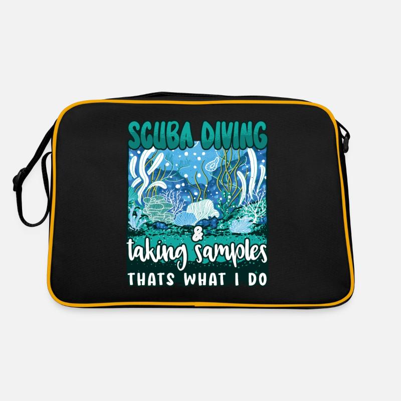 Marine Science Design for an Ocean Student Retro Tasche