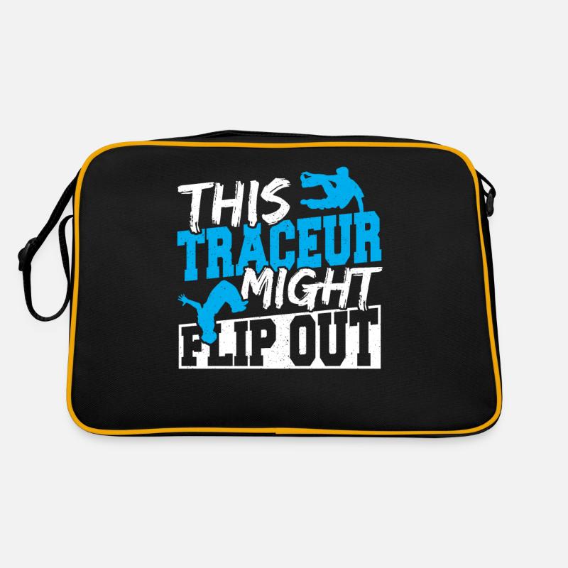 This Traceur Might Flip Out Freerunning Parkour Retro Tasche