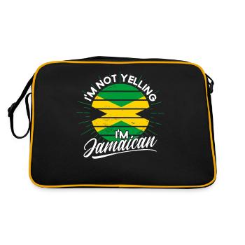 Jamaïque Fierté jamaïcaine Drapeau jamaïcain - Sac Retro - noir/or - Dos