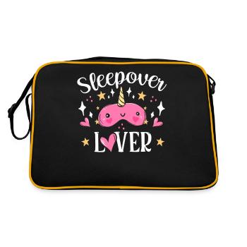 Amoureux de la nuit Hébergement Nuitée - Sac Retro - noir/or - Dos