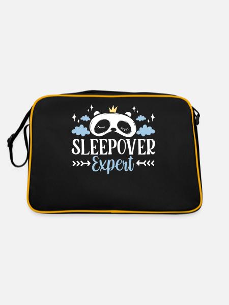 Expert pour les nuitées douces fête nuitée - Sac Retro - noir/or - Dos