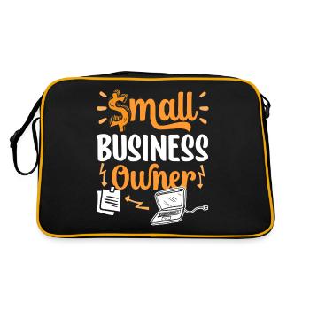 Small Business OWNER CEO Founder Owner - Retro Bag - black/gold - Back