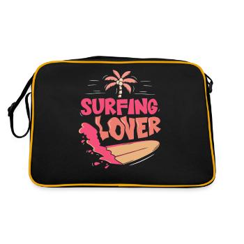 Amateurs de surf Surf surf Surf Surfer - Sac Retro - noir/or - Dos