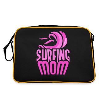 Surf Mama Surf Surfer Planche de surf - Sac Retro - noir/or - Dos
