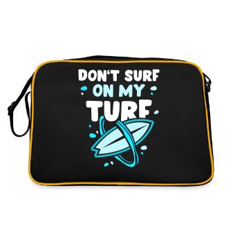Surf pas dans ma région Surfer Surf - Sac Retro - noir/or - Dos
