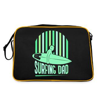 Surf Père Surf Surf Surf Surf Surf surfant - Sac Retro - noir/or - Dos