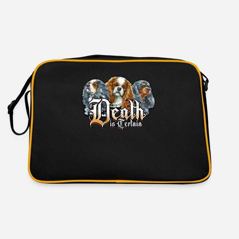 La mort est certaine - bouledogue Sac Retro