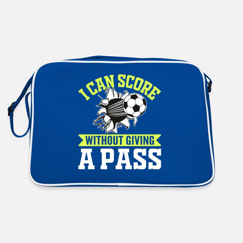 Je peux marquer des points sans passer le football amusant Sac Retro