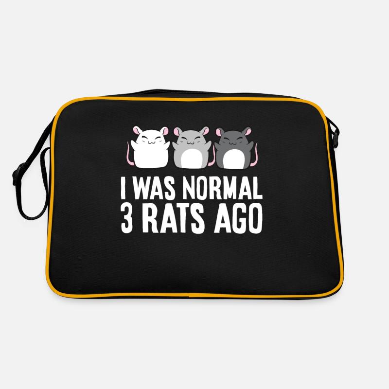 Drôle de rats propriétaires de rats comme animaux de compagnie J’étais normal 3 rats Sac Retro