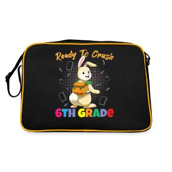 Ready To Crush 6th Grade Elementary School - Sac Retro - noir/or - Dos