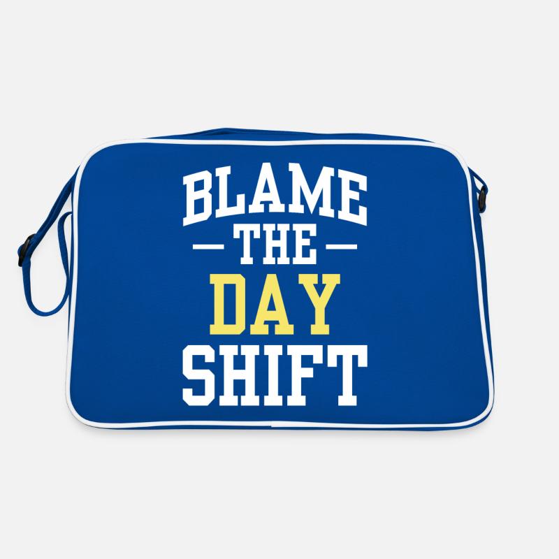 Die Tagesschicht Verantwortlich Machen Arbeit Retro Tasche