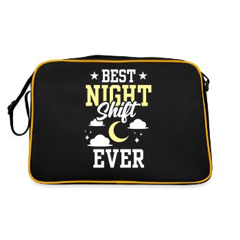 Le meilleur quart de nuit de tous les temps - Sac Retro - noir/or - Dos
