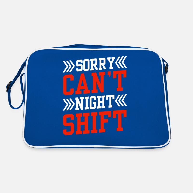 Désolé, je ne peux pas travailler de nuit Sac Retro